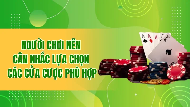 Tài Xỉu Online - Trò Chơi Kịch Tính Được Ưa Chuộng Nhất 2 Người chơi nên cân nhắc lựa chọn các cửa cược phù hợp